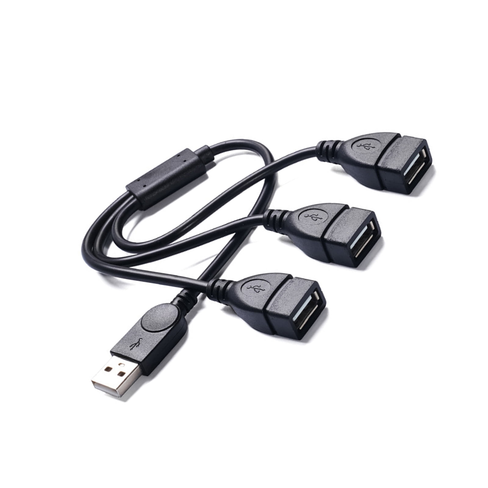 COOLHOOD Three Port USB 2.0 Splitter Hubs Enabling Simultaneous Data Transfer And Charging For Computers Laptops And Mobile Devic