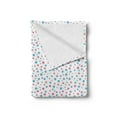 thumbnail image 2 of Blue and Pink Soft Flannel Fleece Throw Blanket, Geometric Simplicity Pattern with Irregular Rounds Spots, Cozy Plush for Indoor and Outdoor Use, 60" x 80", Pink Blue, by Ambesonne, 2 of 5