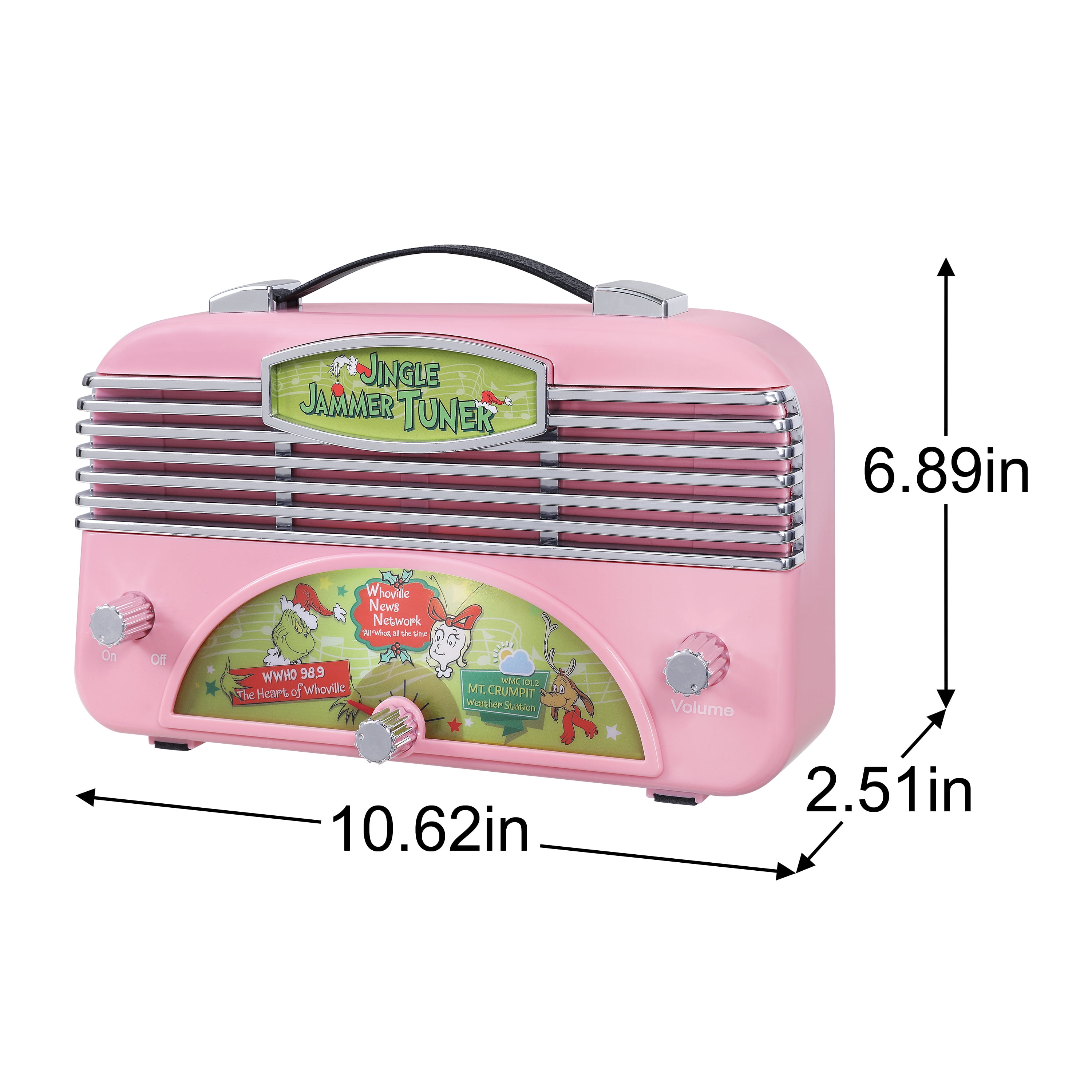 Grinch Jingle Jammer Tuner, Pink