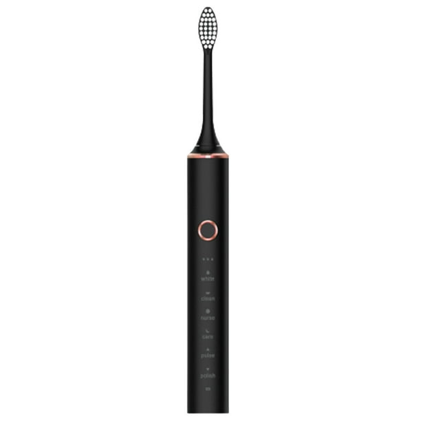 Pisexur Batería de cocina Cepillo de dientes, cepillo de dientes con 8 cabezales, con caja para cepillo de dientes, 6 modos de limpieza, resistente al agua IPX7, cep para la cocina del hogar