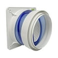 thumbnail image 2 of Backdraft Damper 6 inch Wall Shutter Duct Draft Stopper Odor Resistant Air Duct Check Duct Adaptor Butterfly Check for Kitchen, 2 of 8