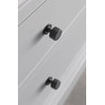 thumbnail image 6 of Goo-Ki Vintage Retro Matte Black Zinc Alloy Cabinet Drawer Knob, Single Hole Knurled Decorations Cabinet Pull Hardware for Bedroom, Kitchen, 6 Pack, 6 of 8