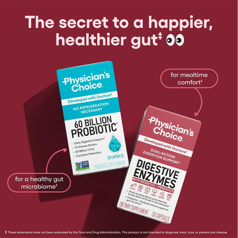 Digestive Enzymes with Probiotics, 60 Capsules photo 5