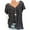 Black, variant on Womens Plus Size $5,Women Plus Size Short Sleeves V-Neck Print Blouse Pullover Tops Short Sleeve Blouses Sky Blue XXXXL
