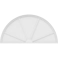 thumbnail image 3 of Ekena Millwork 68"W x 34"H x 2"P Half Round 4 Spoke Architectural Grade PVC Pediment, 3 of 7
