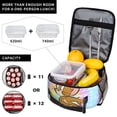 thumbnail image 2 of Tom And Jerry Lunch Bag For Men Women, Reusable Portable Lunch Box For Work Picnic And Travel, Leakproof Thermal Lunch Tote Bag, 10x8x4 Inch, 2 of 9