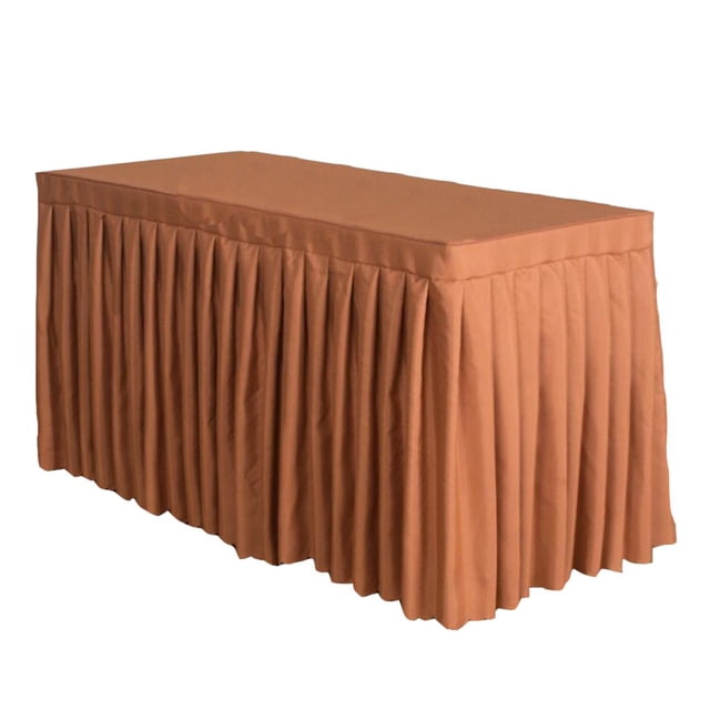 Cubierta de 47 Pulgadas perfecl para Decoración Del Kahki Falda de mesa ajustada