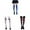 Blue*1+White*1+Red*1, variant on Halloween Under $ 5 Stockings Womens Cotton Knee High Socks Heart Pattern Funny Gift for Teens Travel and Sports Stockings