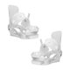 thumbnail image 3 of Fijaciones de Snowboard para Adultos, Equipo de Esquí con Correas Huecas, Fáciles de Usar Y Ajustables, Deportes de Patinaje, Equipo de Snowboard Blanco, 3 of 8
