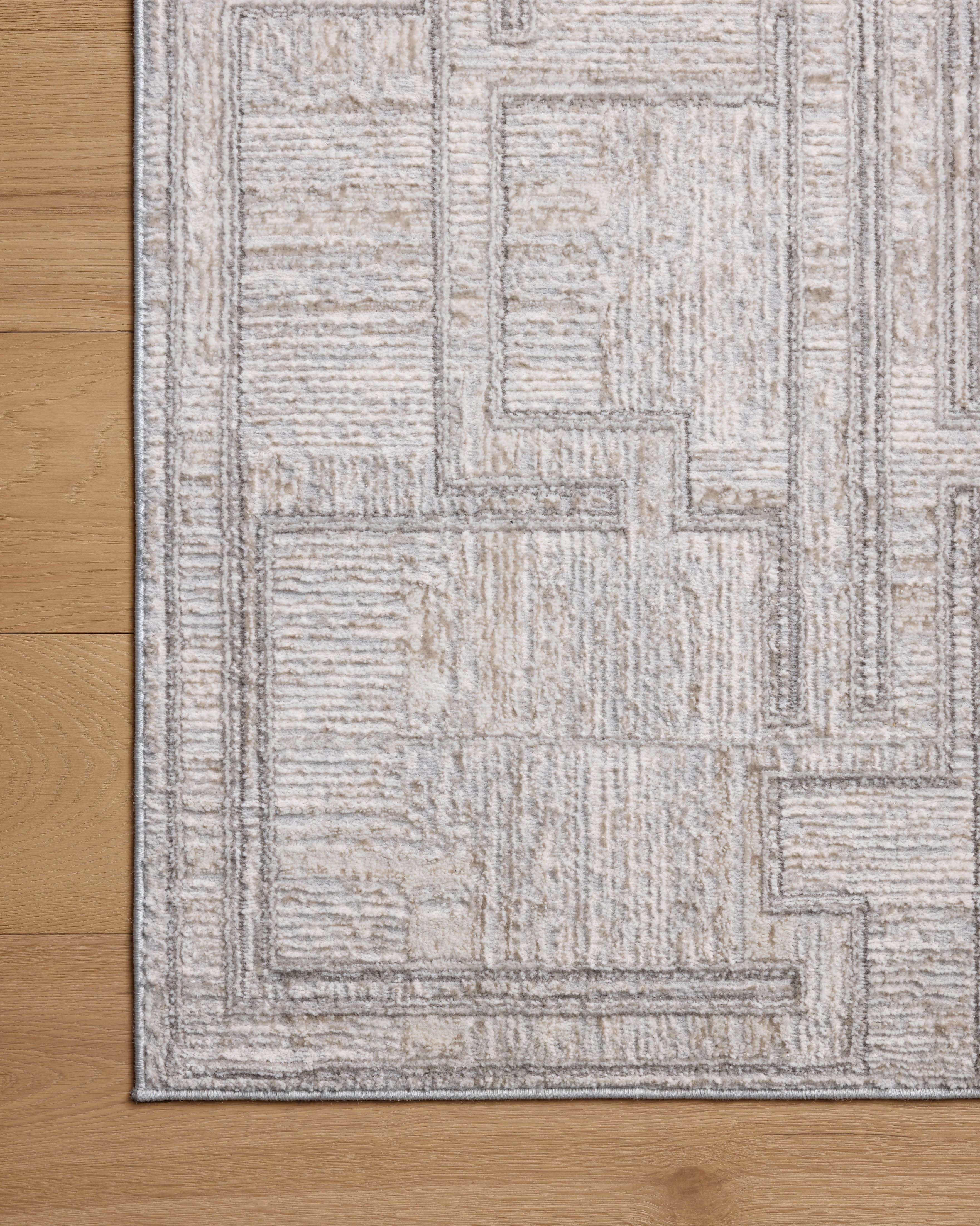 Loloi Hollis Grey / Ivory 7'-10" x 10' Area Rug