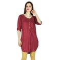 thumbnail image 2 of Phagun Kurta Indienne Imprimée pour Femmes Kurti Ethnique Tunique Décontractée en Rayonne, 2 of 7