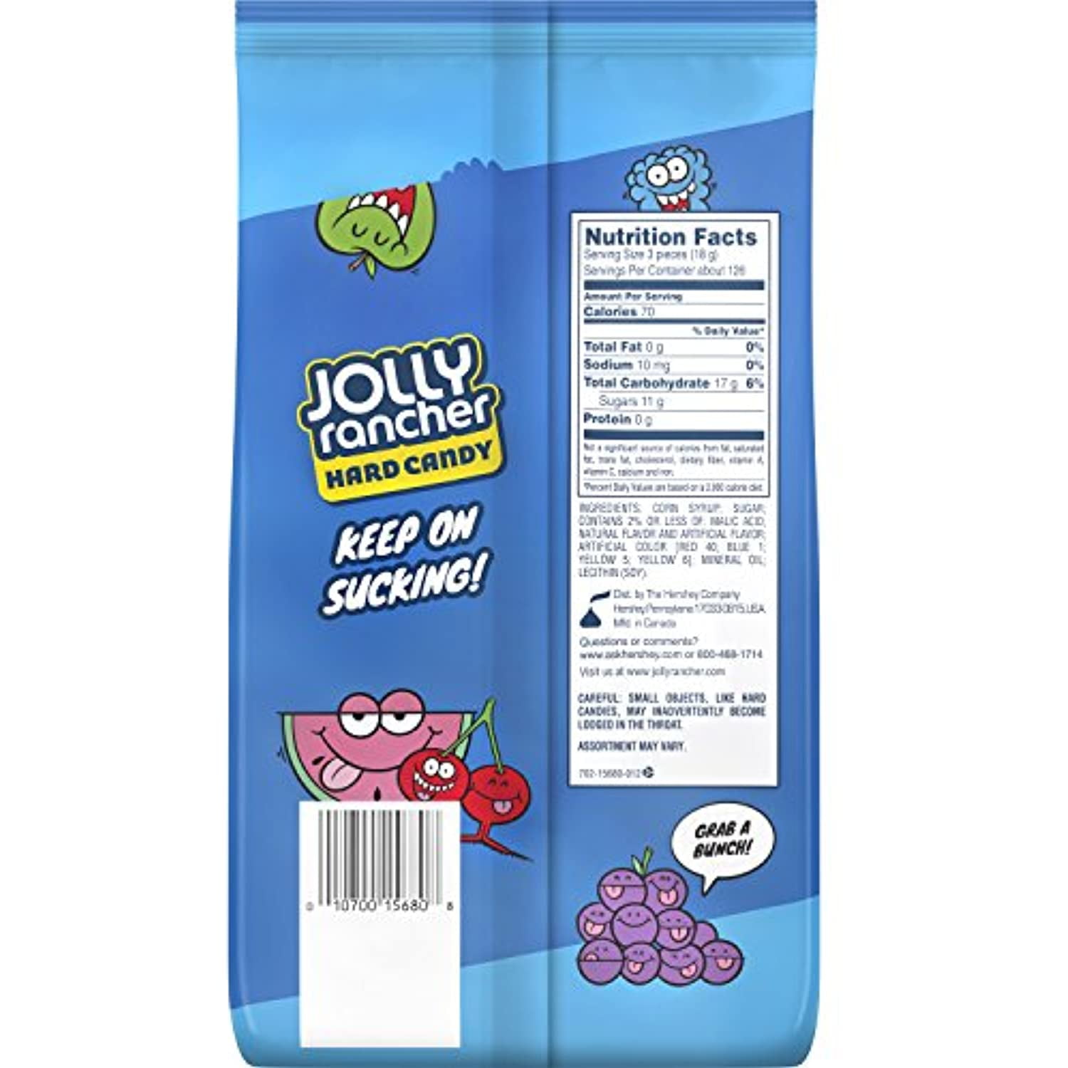Jolly Rancher Hard Candy Assortment, 5 Pound Bulk Candy