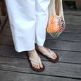 thumbnail image 4 of Vacation Quick Dry Thong Sandals Womens Flips Flops with Yoga Mat Water Shower Taupe US 7, 4 of 7