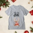 thumbnail image 6 of mgoYE Dad Christmas Family Matching Pajamas Papa Xmas Father Short Sleeve T-Shirt(Grey,XL), 6 of 8