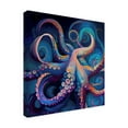 thumbnail image 4 of Canvas Wall Art - Sasha 'Octopus Abstractions' Wall Art for Living Room, Bedroom, or Office Décor by Trademark Fine Art - 35 x 35 Inches, 4 of 4
