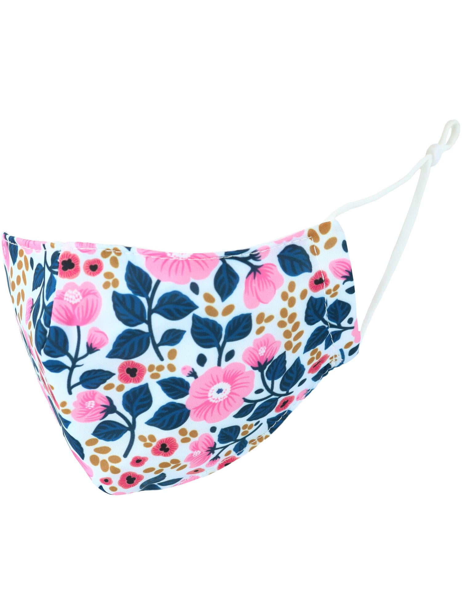 Care Cover Care Cover Adult Floral Print Protective Face