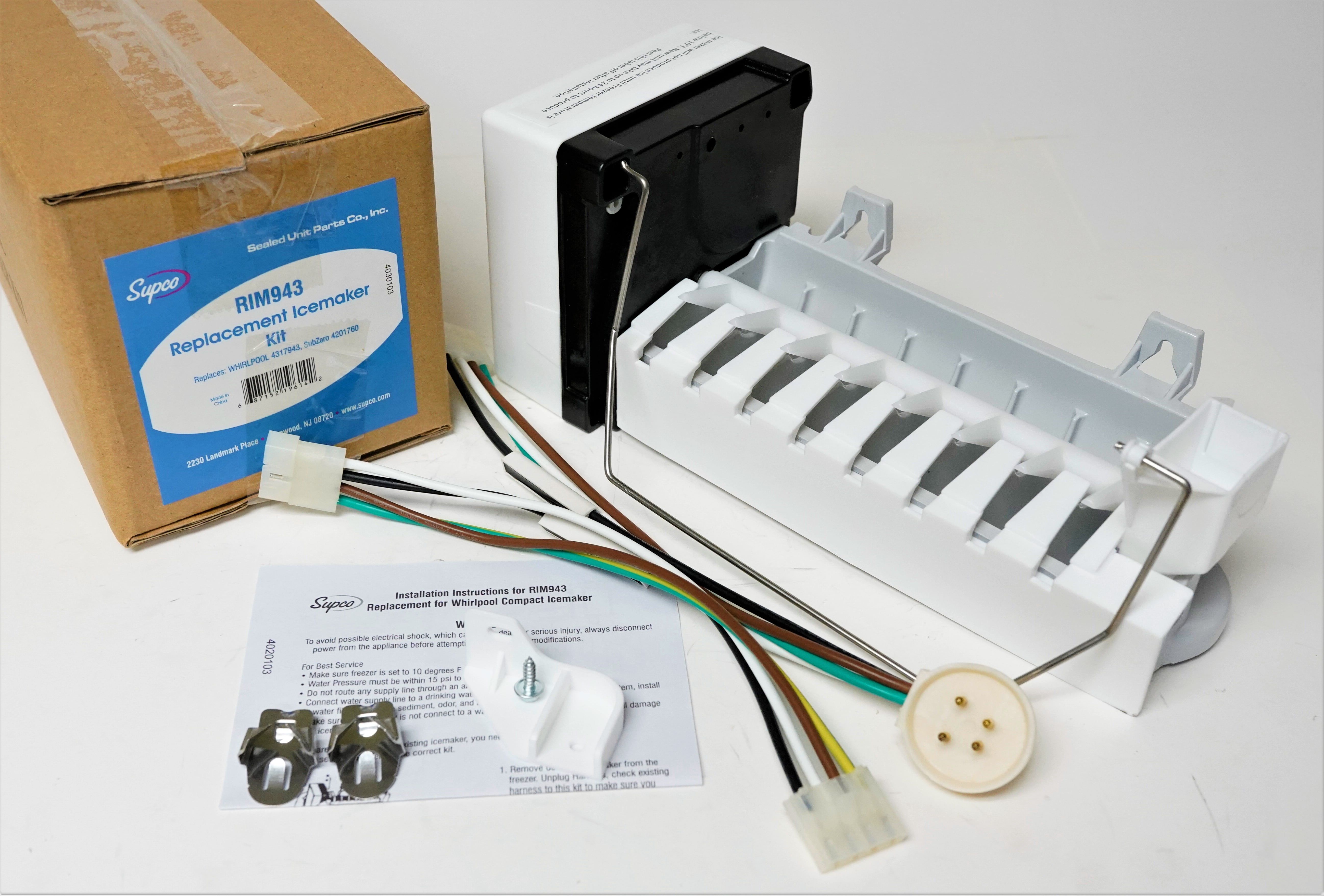 Kitchen Basics 101 5304445222/241642501 Refrigerator Ice Maker Kit Replacement 