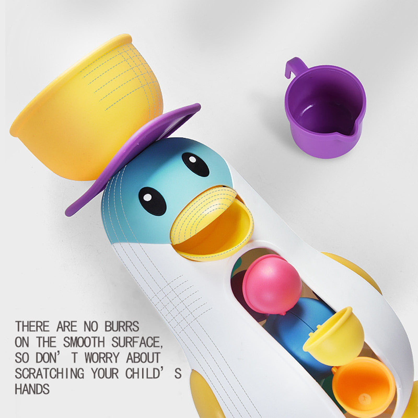 Spinning Windmill Sprinkler Penguin Kids Bathroom Water Play Toy, Toddler Daily Shower Time Distraction Interactive Paddling Pool Play, Non Toxic BPA Free Smooth Sensory Games For Baby Girl Boys