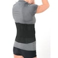 thumbnail image 3 of 10" Lumbar Sacral Support w/ Double Pull Tension Straps - Black - (20"-58" Waist), 3 of 4