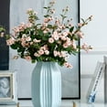 thumbnail image 3 of Dalrosia 4PCS Silk Rose Long Stem Artificial Flowers Mini Rose for DIY Wedding Bouquets Centerpieces Bridal Shower Party Home Decorations,28in, 3 of 8