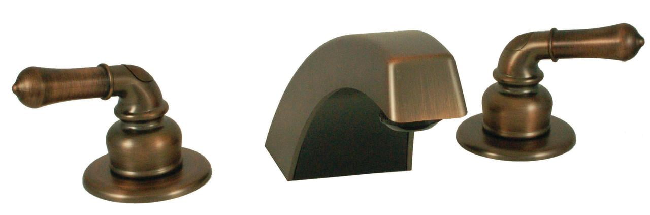 Empire Faucets Tub Filler Adjustable Non-Metallic W/Teapot Handles & Hi-Arc Spout Oil Rub Bronze