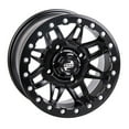 thumbnail image 3 of 4/137 Tusk Wasatch Beadlock Wheel 15x7 5.0 + 2.0 Matte Black for Can-Am Defender Hd9 Max Xt 2022, 3 of 8