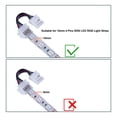 thumbnail image 4 of Tira de Luces LED RGB Kuluner Multicolor Adaptador de Extensión sin Soldadura 10 Paquetes 4 Pines, 4 of 7