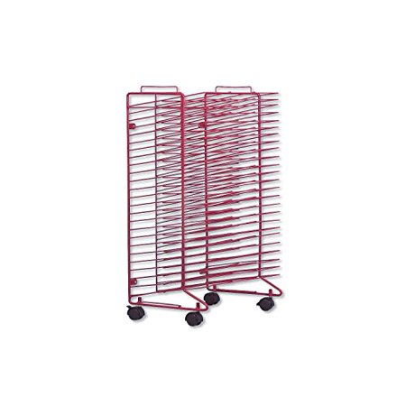 Sax Stack-a-Rack Drying Rack, Red, Powder Coated, 30 x 21 x 17 Inches - 408117