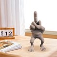thumbnail image 4 of Figura Del Dedo La Escultura Con Habitación Resina Las Piernas 7 5/17 5 Cm, 4 of 9