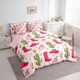 thumbnail image 2 of Erosebridal Kids Pink Cowgirl Twin Bedding Sets 7-Piece, Tribal Western Bedding Comforter Set, 2 of 7