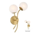 thumbnail image 5 of Minka Lavery 3742 Curven 2 Light 18" Tall Wall Sconce - Brass, 5 of 5