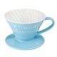thumbnail image 1 of Cafetera de porcelana con filtro de goteo para café espresso Azul, 1 of 6