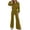 A-Army Green80, variant on Womens Matching Sets Tops Flare Pants Puff Long Sleeve Polo Collar Waist Soft Knit with Pockets Daily Casual Outfits