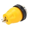 thumbnail image 1 of Twist Lock Power Cord Connector, 15A Male To 50A Female Plastic RV Electrical Locking Converter Weatherproof Anticorrosion  for Conversion, 1 of 7