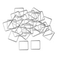 thumbnail image 4 of 30 Uds. De abalorios cuadrados geoméicos de material acero inoxidable, conectores , pendientes de DIY, búsqueda de colres, pulseras, BLESIY Dijes para hacer joyas, 4 of 8