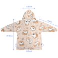 thumbnail image 7 of Shibainu and Love Blanket Hoodies for Kids 6-13YR Oversize Wearable Blanket Hoodies for Boys Girls Teens, 7 of 7