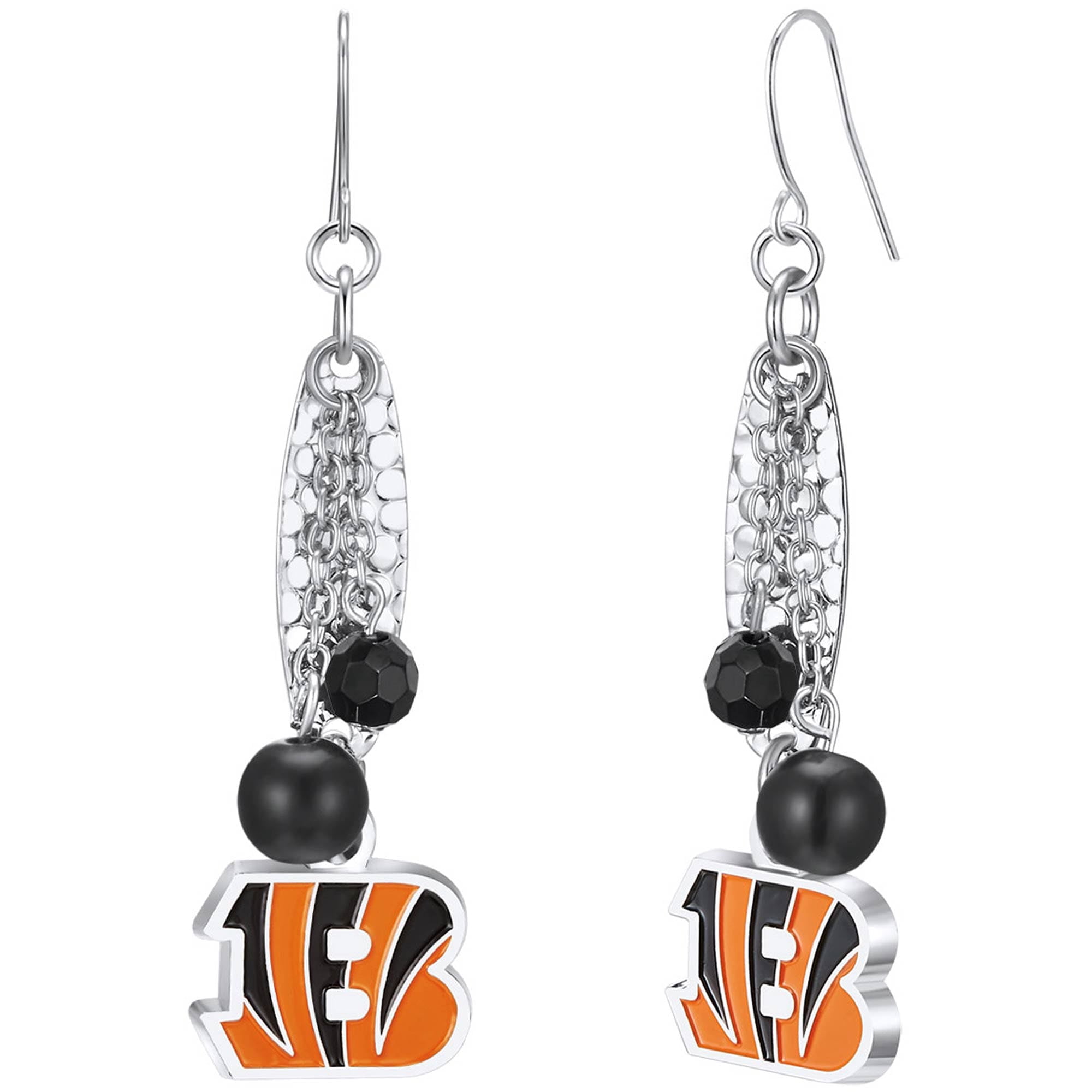 Women's Cincinnati Bengals Bar Dangler Earrings - Walmart.com