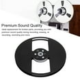 thumbnail image 3 of 2 1/4 Inch 7 Inch Empty Tape Reel Universal Aluminum Alloy Open Reel Takeup Reel with 2 Holes for Reel to Reel Tape Player, 3 of 7