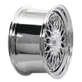 thumbnail image 5 of Ikon Motorsports (2) 19X9.5 +40 5X114.3 / 5X120 Step Lip Deep Dish Mesh Wheels Rim Replacement for Most Cars, Full Platinum + Chrome Rivets, 5 of 7
