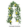thumbnail image 3 of Flexible Artificial Lemon Branch For Table Centerpieces Commercial Space Designs Durable Faux Plant Display Multicolor, 3 of 5