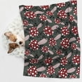 thumbnail image 6 of Naloa Autumn Forest Mushrooms Dog Blanket, 3 Sizes Cat Blanket for Indoor Cats Large Medium Small Dog Gifts-Medium, 6 of 8