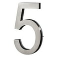thumbnail image 1 of Chiffre de Maison Rétroéclairé à DEL, Nickel Satiné # 5, 1 of 9