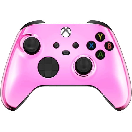 Wireless Controller for Microsoft Series X/S & One - Custom Soft Touch Feel - Custom Series X/S Controller (X/S Pink Chrome)