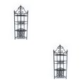 thumbnail image 2 of Tholdsy Estante de vino triangular Juego de soporte de vino realista Suministro de casa de juego decorativo realista para bebés Niños pequeños Niñas Negro 2piezas Tholdsy CBP216844, 2 of 6