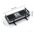 thumbnail image 4 of Botellas de ducha de plástico Almacenamiento de estantes antideslizantes Estante libre de perforación con soporte de gancho colgante Canasta Organizador Accesorios para el hogar Negro, redondo seitruly HA009961-03B, 4 of 6