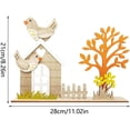 thumbnail image 4 of Easter Table Decorations Easter Bunny Wooden Signs for Home Decor Easter Party Decorations for Tiered Tray Tabletop Shelf Mantel Party Outdoor Indoor (E), 4 of 8