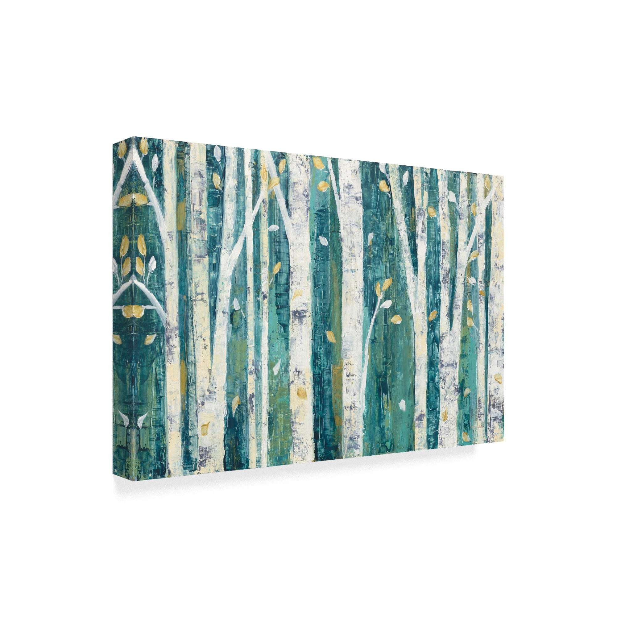 Trademark Fine Art 'Birches in Spring' Canvas Art by Julia Purinton