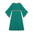 thumbnail image 6 of iiniim Kids Girls Victorian Queen Robe Gown Bell Long Sleeve Maxi Dress Party Green 12, 6 of 7