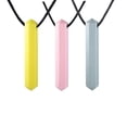 thumbnail image 3 of Los mejores collares para masticar para niños con autismo - Collares para masticar de silicona resistentes y duraderos - Colgante para masticar para niños y niñas, 3 of 5