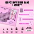 thumbnail image 4 of Pestañas postizas ALUDALASY Manga Lash Clusters C Curl 8-16 mm, 4 of 7